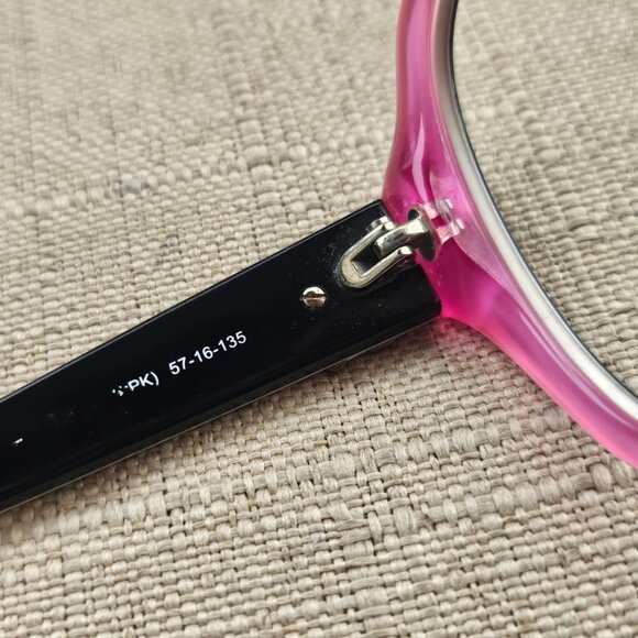 Vera Bradley Women Eyeglasses Sunglasses Frame Big Face Glasses Black/Pink - Picture 9 of 12